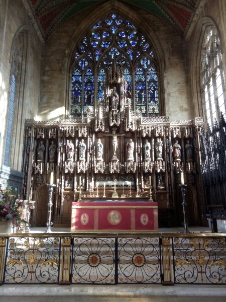 Select this image to see a larger version. The Altar, St Botolph's, Boston, UK